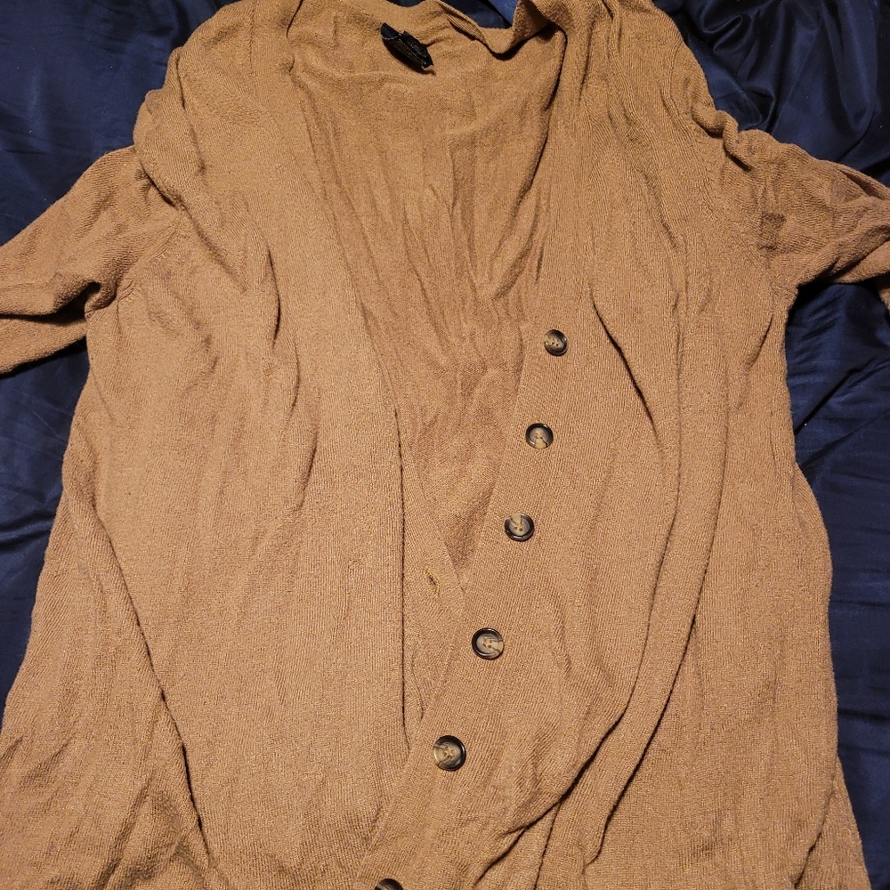 Basic brown cardigan